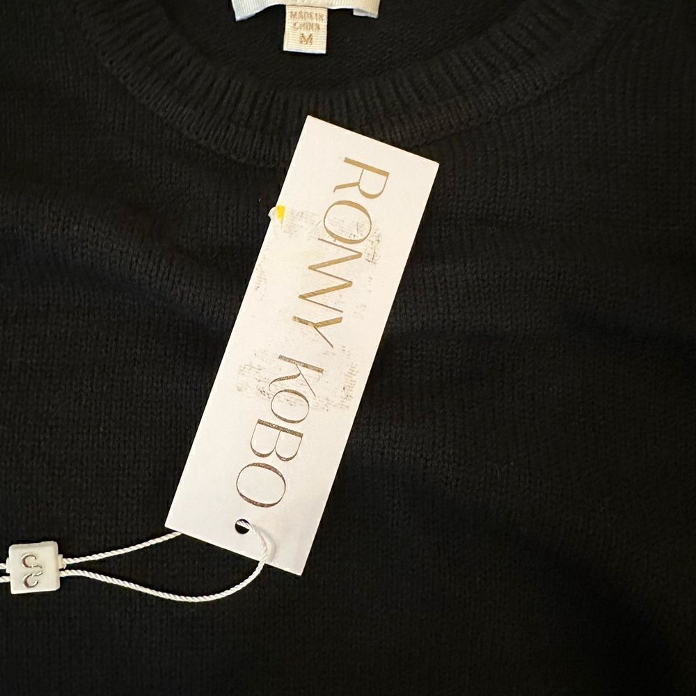 Ronny Kobo Sumal Knit Dress in Black-N8 - Picture 6 of 8